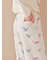 ダイナソー柄ワッフルロングパンツ