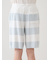 【HOMME】スムーズィー2ボーダーハーフパンツ