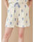 ポップコーン柄ハーフパンツ