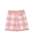 【KIDS】エアリーモコギンガムチェック柄ショートパンツ
