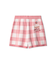 エアリーモコギンガムチェック柄ショートパンツ