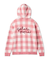 エアリーモコギンガムチェック柄パーカ