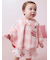 【BABY】エアリーモコギンガムチェック柄ポンチョ