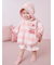 【BABY】エアリーモコギンガムチェック柄ポンチョ