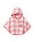 【BABY】エアリーモコギンガムチェック柄ポンチョ