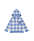 【KIDS】エアリーモコギンガムチェック柄パーカ