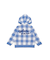 【KIDS】エアリーモコギンガムチェック柄パーカ
