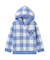 【KIDS】エアリーモコギンガムチェック柄パーカ