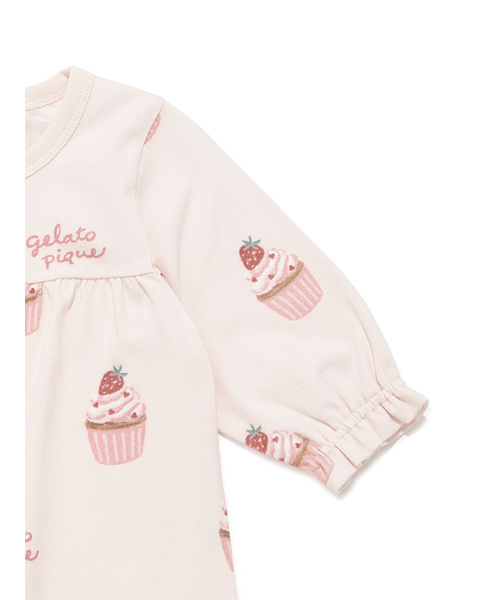 BABY】新生児カップケーキ柄2WAYオール｜ジェラートピケの通販｜&mall