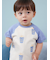 【BABY】ポップコーン柄半袖Tシャツ