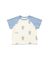 【BABY】ポップコーン柄半袖Tシャツ