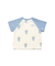 【BABY】ポップコーン柄半袖Tシャツ