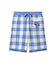 【HOMME】エアリーモコギンガムチェック柄ハーフパンツ