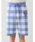 【HOMME】エアリーモコギンガムチェック柄ハーフパンツ