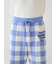 【HOMME】エアリーモコギンガムチェック柄ハーフパンツ