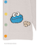 【SESAME STREET】【HOMME】エアリーモコアップリケカーディガン