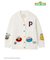 【SESAME STREET】エアリーモコアップリケカーディガン