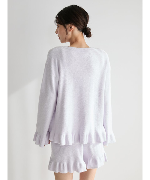 スムーズィーリブフリルプルオーバー｜ジェラートピケの通販｜&mall