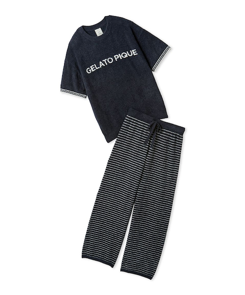 スムーズィーロゴジャガードプルオーバー&ロングパンツセット