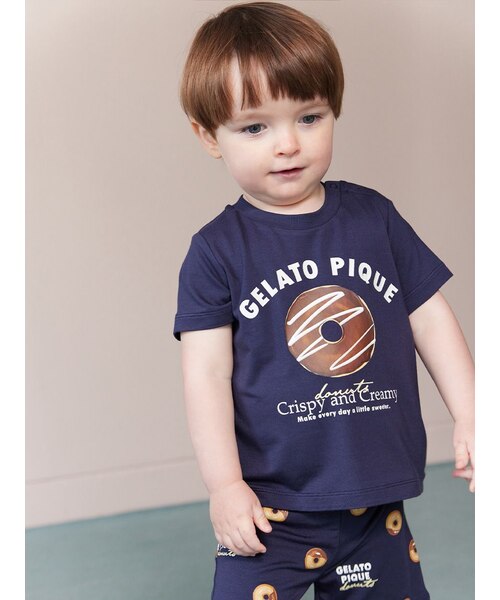 BABY】ドーナツワンポイントプリントTシャツ｜ジェラートピケの通販