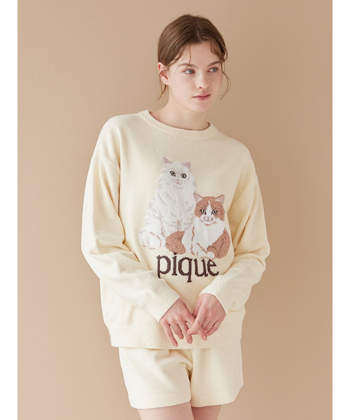 ラッピング済み】エアリーモコキャットジャガードプルオーバー