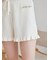 エアリーモコ裾フリルショートパンツ