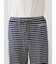 【HOMME】レーヨンロゴTシャツ&ボーダーハーフパンツセット