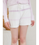 ウォッシャブルスムーズィーボーダーショートパンツ