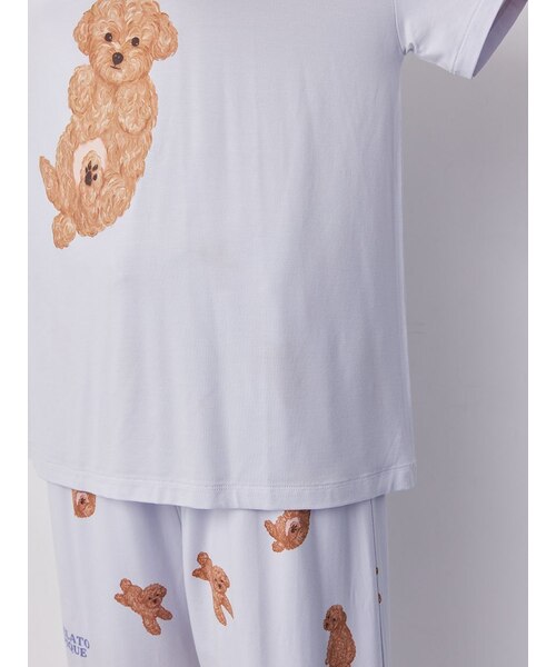 ラッピング済み】ドッグワンポイントTシャツ&ショートパンツSET