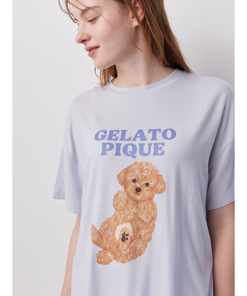 ラッピング済み】ドッグワンポイントTシャツ&ショートパンツSET