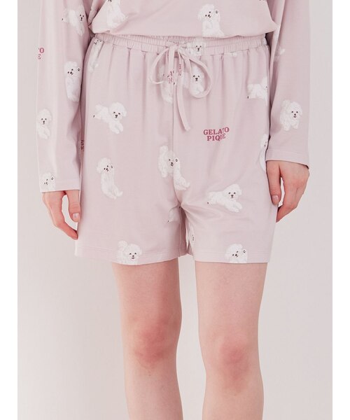 ラッピング済み】ドッグワンポイントTシャツ&ショートパンツSET