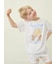 【KIDS】アイスクリームベアワンポイントTシャツ