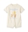 【BABY】アイスクリームベアワンポイントロンパース