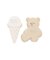 【CAT&DOG】アイスクリーム&ベア ラテックストイセット BOX付き