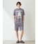 【HOMME】【接触冷感】アイスクリームベアワンポイントハーフパンツ