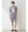 【HOMME】【接触冷感】アイスクリームベアワンポイントハーフパンツ
