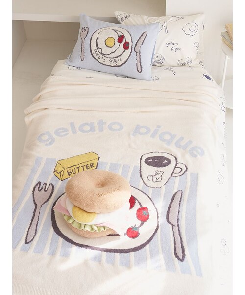 Sleep】モーニングモチーフ ジャガードピローケース｜ジェラートピケの