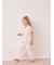 【KIDS】パジャマパーティー柄シャーリングロングパンツ