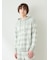 【HOMME】【接触冷感】スムーズィーliteクールランダムボーダーパーカ