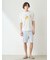 【HOMME】【接触冷感】レーヨンフルーツハーフパンツ
