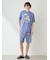 【HOMME】【接触冷感】サマーベア柄ハーフパンツ