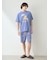 【HOMME】【接触冷感】サマーベア柄ハーフパンツ