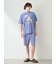 【HOMME】【接触冷感】サマーベア柄ハーフパンツ