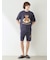 【ONLINE限定】【HOMME】 サマーベアジャガードプルオーバー&ロゴジャガードハーフパンツセット