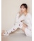 【ONLINE限定】【Sleep】【接触冷感】ハート柄着圧ソックス