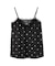 【JOEL ROBUCHON】ドット柄サテンレースキャミソール