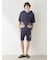 【HOMME】ロゴジャガードハーフパンツ