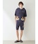 【HOMME】ロゴジャガードハーフパンツ