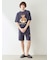 【HOMME】ロゴジャガードハーフパンツ