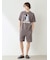 【HOMME】エアリーモコロゴジャガードハーフパンツ